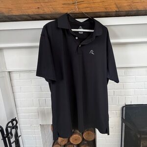 Rhoback Black Men's Polo Shirt